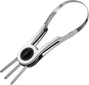 Pitycbo Mango Slicing Tool for Fruit Separation, Non-Slip Grip, Ideal for Pineapple and Papaya, 430 Stainless Steel