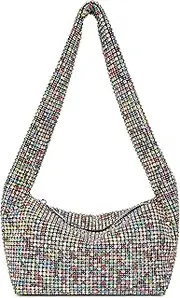 [BBTT.ful] Rhinestone Evening Handbags Sparkling Crystal Purse Daily Casual Shoulder Bag