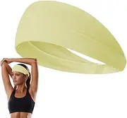 Sweatbands for Men, Sweat-Absorbent Men Headband Sports Headband, Skin-Friendly Workout Headbands Sweat Wicking Headband for Women Men