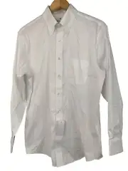 Brooks Brothers Mens White Dress Shirt 15.5/32 Regent Supima CoolMax Stretch