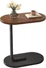 C Shaped End Table, Sofa Side Small Coffee Table, Round End Tables, Anti-Rust Wa