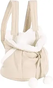 Flamingo Cuddi Belly Carrier - Beige | Comfortable & Stylish Carry Bag for Small Dogs & Cats