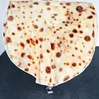 Taco Burrito Wrap Blanket Tortilla Fleece Blanket Sofa Bed Throw Mat Floor Decor