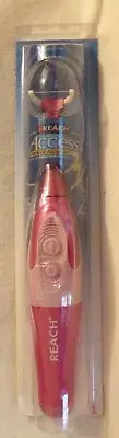 REACH ACCESS Power Flosser w 8 Flossing Heads NEW in Package Discontinued Pink