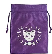 Tarot Drawstring Pouch, Jewelry Velvet Storage Bag, Soft Tarot & Dice Bag, Tarot Card Holder, Multifunctional Tarot Accessories for Christmas