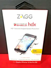 ZAGG Invisible Shield HDX Screen Protector (Apple iPhone 5C/5S) IP5HXS-F00 ✅❤️️✅
