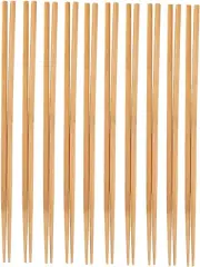 10-Pack Extra Long Bamboo Cooking Chopsticks - 16.5 Inches for Asian Cuisine