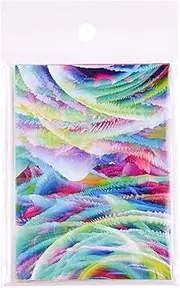 Labymos 8Pcs Snake Color Ribbon Stripe Nail Stickers Nail Art Transfer Sticker DIY Foil Nail Decal