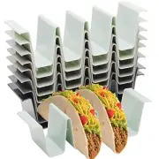 8 Pack Taco Holder Stand Wave Shape Taco Tray Hold 4 Tacos Each for Party