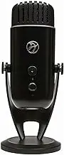 Arozzi Colonna Professional USB Condenser Microphone for PC, Mac, Gaming, Recording, Streaming, Podcasting on PC, Desktop Mic with Multi Pick-up Patterns - Black