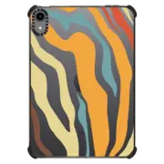 iPad mini (6th gen) iPad Impact Case 70s swirls - retro stripes - groovy lines
