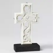 The Unity Cross Pearlescent Unity Wedding Cross Centerpiece Christian NIB.