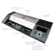 220V Pro A3 Iron-Covered LCD Hot Cold Laminator Machine