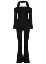 DE LA Vali Albie Off-the-shoulder Jumpsuit - Black 6 (UK6 / XS)