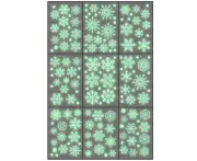 Christmas Snowflake Window Clings, Merry Christmas Window Clings For Party Decorations