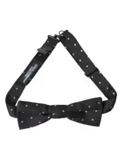 Dolce & Gabbana Black White Polka Dot Silk Men Neck Bow Tie - RRP 172.8 USD