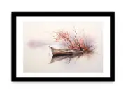 Dreamy Boat Framed Print