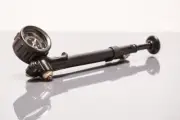 High Pressure 350psi MTB Compact Suspension Fork Rear Shock Pump compatible FOX
