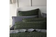 Bianca Vienna Polyester Bedspread w Pillowcase Set Home Bedding Green