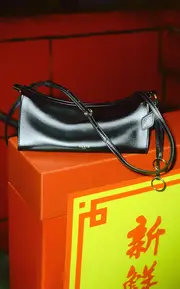 [ALAÏA] Le Click Small Leather E/W Shoulder Bag