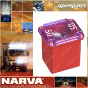 Narva 50 Amp Red Colour Female MINI LJC Fusible Links Fuse Box of 10 51050