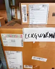 Lot of 8 Cisco CP-LCKNGWALLMNT2 Universal Locking Wall Mount Kit For 7900 Phone