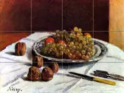 Art Alfred Sisley Grape Nuts Kitchen Mural Ceramic Backsplash Tile #2321
