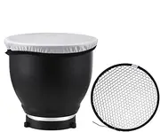 Light Diffuser Cover,7Inches Lamp Sock Standard Photography Diffuser Cover - Portable Lampshade Strobe Reflector Soft Cloth Grid Light Cover for Photography
