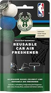 Roadtrip Essential Milwaukee Bucks Reusable Car Air Freshener Set