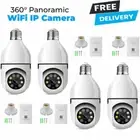 360° E27 Camera Light Bulb Security Home Panoramic Cam Wireless CCTV Monitor'