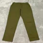 Eddie Bauer Ripstop Pants Stretch Tapered Leg Olive Night Men's 40x32