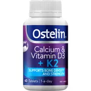 Ostelin Calcium & Vitamin D3 K2 Tablets 60 pack