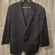 Pre-Loved Dolce & Gabbana Black and White Pinstripe Blazer Size 44