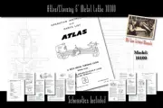 Atlas/Clausing 6" Metal Lathe 10100 Service Manual Parts Lists Schematics