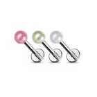 Piercing Ear Labret Monroe Ball Acrylique Beaded