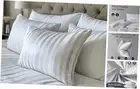 White Feather Down Pillows King Size King (36"x20"/2 Packs) White/Medium Soft