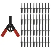 41 Pieces of Plastic Rivet Gun Fast Fixed Riveting Machine Riveting Hand Tools