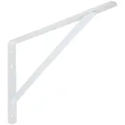 National Hardware N260-596 Super Strength Shelf Bracket, Steel, White, 16"