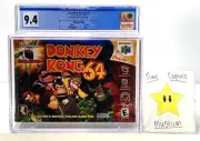 Donkey Kong 64 New 1999 Nintendo N64 Factory Sealed CGC 9.4 A++