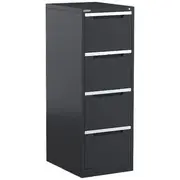 Steelco 4 Drawer Filing Cabinet Graphite Ripple
