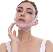V Face Masks, Reusable V-Line Mask, for Double Chin and Saggy Face Skin, Pink