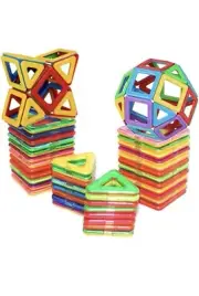 Ehome magnetic blocks macron colors 32pieces educational 3+years