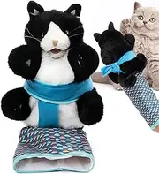 Cat Wrestling Toy Puppet | Cat Puppet Wrestler,Cats Interactive Hand Puppet Wrestler Toy,Interactive Hand Puppet with Robust Padding,Boredom Durable Plush Stuffed Animal Toy for Cats
