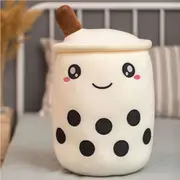 Toy Birthday Gift Tea Cup Plush Toy Tube Pillow Milk Cup Pillow Boba Cup Pillow 50cm