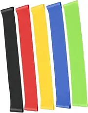 HYTROVE Educational Tool 5 Pack Table and Chair Straps Yoga Stretch Bands for Boys and Girls Resistance Bands for Squat Multicolored Fitness Equipment