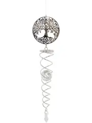 56cm Tree of Life Crystal Vortex Spinner, Illusion Decor