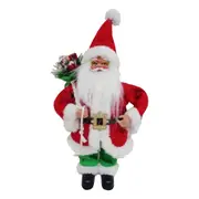 Colours Of Christmas 43cm Real Santa Ornament Xmas Party Celebration Home Decor
