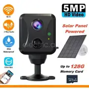 WIFI Mini Camera Solar Panel 1080P HD Waterproof Home Security Cam Night Vision