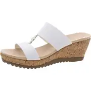 Anne Klein Womens Rikki Textured Platform Slide Sandals Shoes BHFO 1808