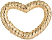 Generic Lobster Clasp Connector for DIY Jewelry Projects, Ideal for Keychains and Bracelets, Weaving Heart, as described